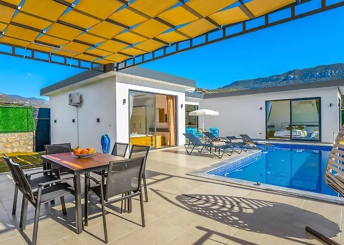 Ortac 3 Doga Icerisinde, Korunakli Вилла Каш